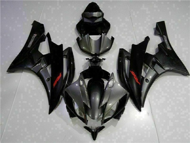 Gris Negro Kits Completo Carenado Moto Yamaha R6 2006-2007 Gris Negro Kits Completo Carenado Moto Yamaha R6 2006-2007