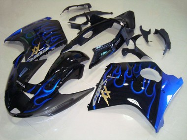 Llama azul negra Carenado Moto Honda CBR 1100 XX Blackbird 1996-2007