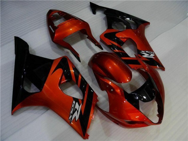 Marrón Negro Kit Carenado Inyección Suzuki GSXR 1000 K3 2003-2004 Marrón Negro Kit Carenado Inyección Suzuki GSXR 1000 K3 2003-2004