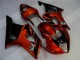 Marrón Negro Kit Carenado Inyección Suzuki GSXR 1000 K3 2003-2004 Marrón Negro Kit Carenado Inyección Suzuki GSXR 1000 K3 2003-2004