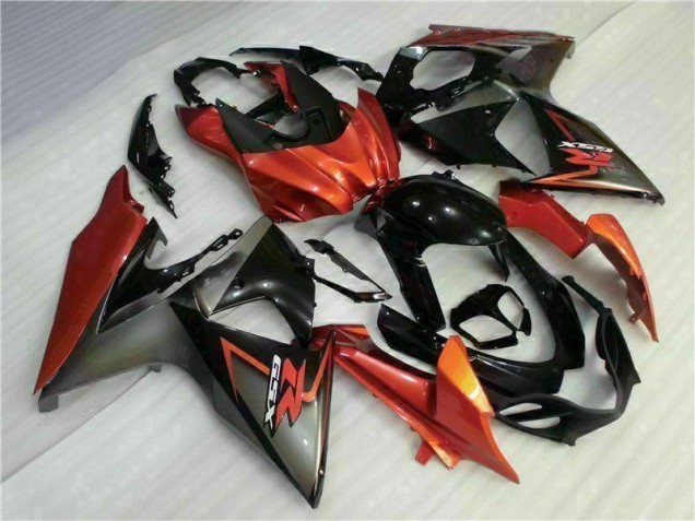 Marrón Negro Kit Carenado Moto Suzuki GSXR 1000 K9 2009-2016 Marrón Negro Kit Carenado Moto Suzuki GSXR 1000 K9 2009-2016
