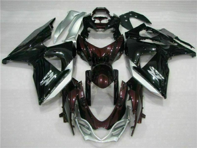 Marrón Negro Kits Completo Carenado Moto ABS Suzuki GSXR 1000 K9 2009-2016 Marrón Negro Kits Completo Carenado Moto ABS Suzuki GSXR 1000 K9 2009-2016