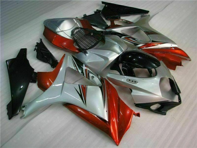 Marrón Plata Carenado Moto Suzuki GSXR 1000 K7 2007-2008 Marrón Plata Carenado Moto Suzuki GSXR 1000 K7 2007-2008