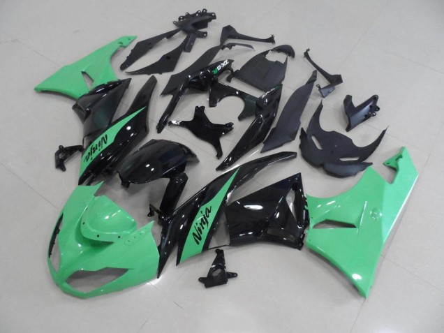 Metallic Verde Carenado Moto Kawasaki ZX6R 2009-2012 Metallic Verde Carenado Moto Kawasaki ZX6R 2009-2012