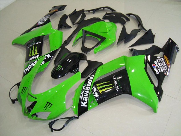 Monster Verde Carenado Moto Kawasaki ZX6R 2007-2008 Monster Verde Carenado Moto Kawasaki ZX6R 2007-2008