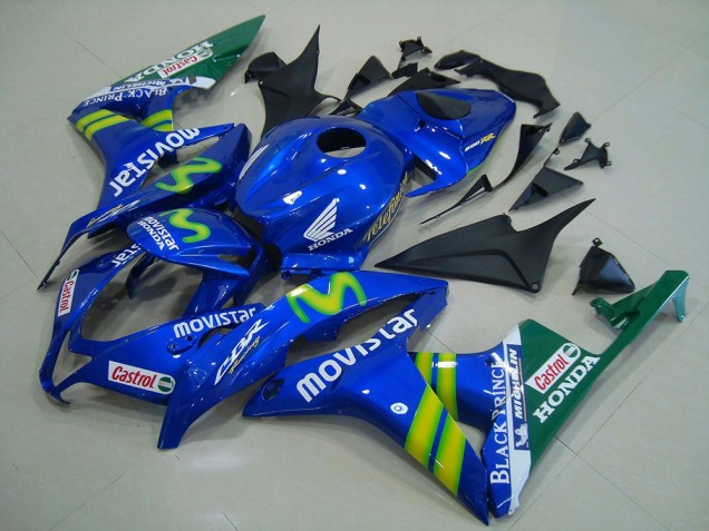 Movistar Carenado Moto Honda CBR 600 RR 2007-2008 Movistar Carenado Moto Honda CBR 600 RR 2007-2008
