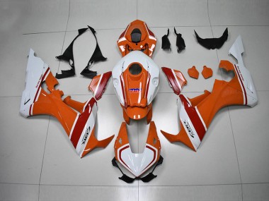 Naranja Blanco HRC Carenado Moto Honda CBR 1000 RR 2017-2023