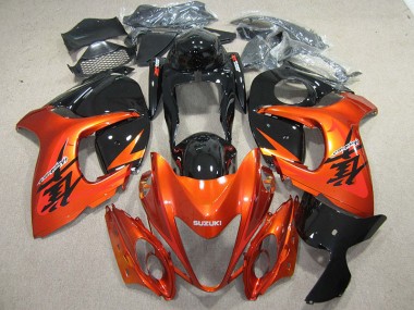 Naranja Negro ABS Carenado Motocicleta Suzuki GSXR 1300 Hayabusa 2008-2019