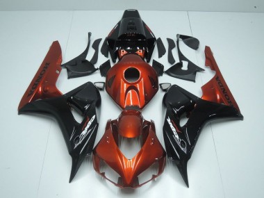 Naranja & Negro Carenado Moto Honda CBR 1000 RR 2006-2007