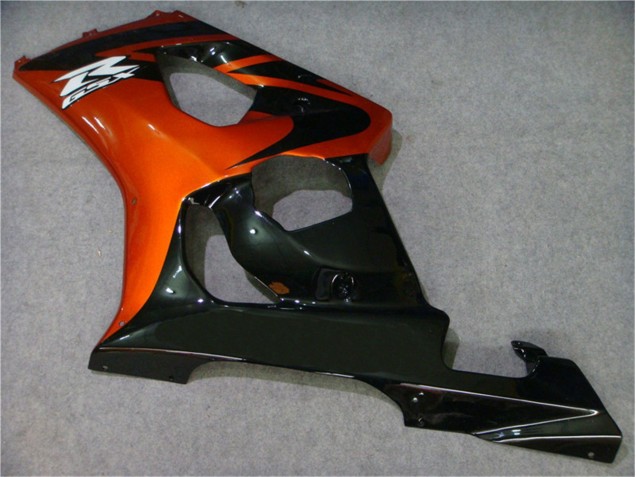 Naranja Negro Carenado Moto Suzuki GSXR 1000 K3 2003-2004 Naranja Negro Carenado Moto Suzuki GSXR 1000 K3 2003-2004