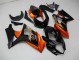 Naranja Negro Carenado Moto Suzuki GSXR 1000 K7 2007-2008 Naranja Negro Carenado Moto Suzuki GSXR 1000 K7 2007-2008