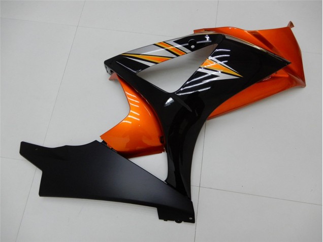Naranja Negro Carenado Moto Suzuki GSXR 1000 K7 2007-2008 Naranja Negro Carenado Moto Suzuki GSXR 1000 K7 2007-2008