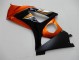 Naranja Negro Carenado Moto Suzuki GSXR 1000 K7 2007-2008 Naranja Negro Carenado Moto Suzuki GSXR 1000 K7 2007-2008