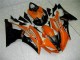 Naranja Negro Carenado Moto Yamaha R6 2008-2016 Naranja Negro Carenado Moto Yamaha R6 2008-2016