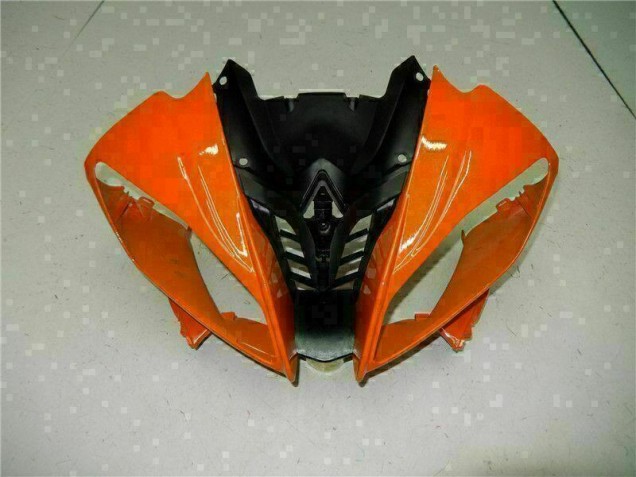 Naranja Negro Carenado Moto Yamaha R6 2008-2016 Naranja Negro Carenado Moto Yamaha R6 2008-2016
