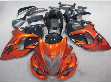 Naranja Negro Inyección Kits Carenado Moto Suzuki GSXR 1300 Hayabusa 2008-2019