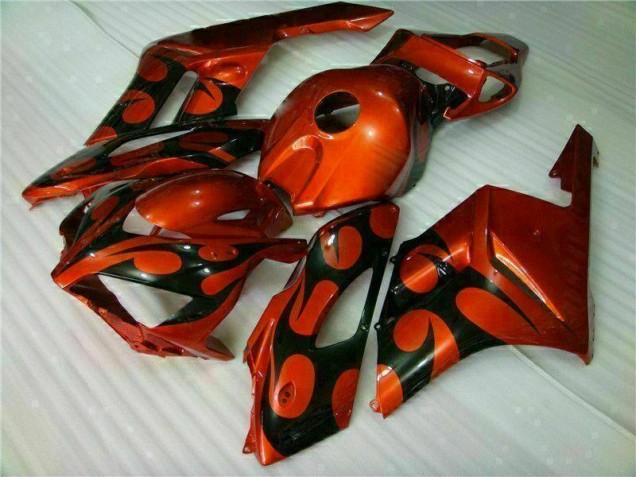 Naranja Negro Kit Carenado Moto Honda CBR 1000 RR 2004-2005 Naranja Negro Kit Carenado Moto Honda CBR 1000 RR 2004-2005