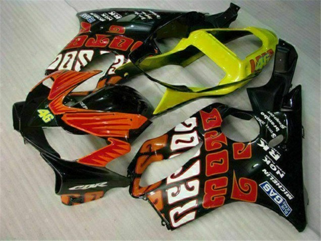 Naranja Negro Kit Completo Carenado Moto Honda CBR 600 F4i 2001-2003 Naranja Negro Kit Completo Carenado Moto Honda CBR 600 F4i 2001-2003