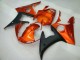 Naranja Negro Kits Carenado Moto Yamaha R6 2003-2005 Naranja Negro Kits Carenado Moto Yamaha R6 2003-2005