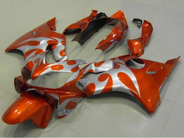 Naranja Plata Carenado Moto Honda CBR 600 F4i 2004-2007 Naranja Plata Carenado Moto Honda CBR 600 F4i 2004-2007