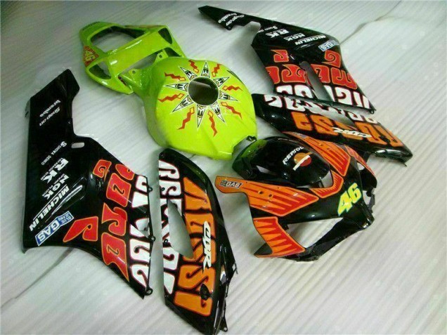Naranja Verde Carenado Moto Honda CBR 1000 RR 2004-2005 Naranja Verde Carenado Moto Honda CBR 1000 RR 2004-2005