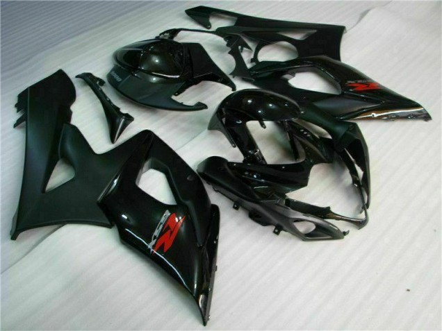 Negro ABS Carenado Motocicleta Suzuki GSXR 1000 K5 2005-2006 Negro ABS Carenado Motocicleta Suzuki GSXR 1000 K5 2005-2006
