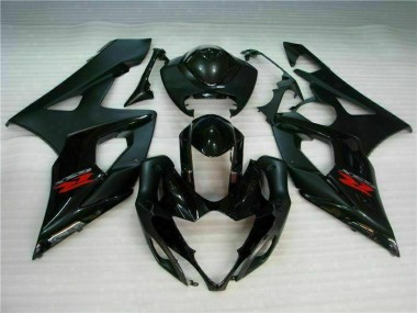 Negro ABS Carenado Motocicleta Suzuki GSXR 1000 K5 2005-2006