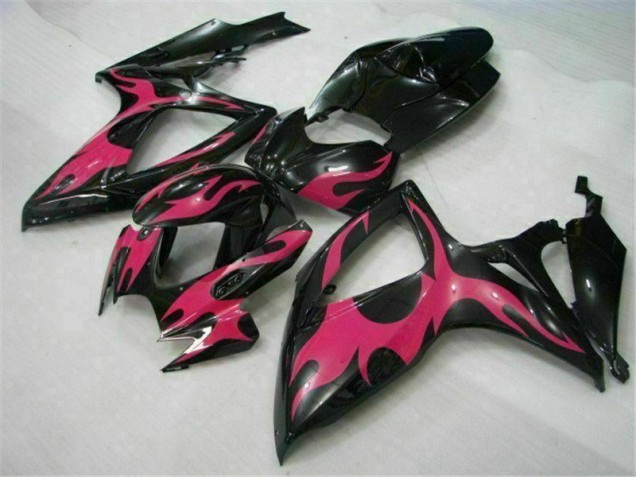 Negro ABS Moto Plástico Suzuki GSXR 600 / 750 K6 2006-2007 Negro ABS Moto Plástico Suzuki GSXR 600 / 750 K6 2006-2007
