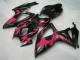 Negro ABS Moto Plástico Suzuki GSXR 600 / 750 K6 2006-2007 Negro ABS Moto Plástico Suzuki GSXR 600 / 750 K6 2006-2007