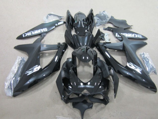 Negro ABS Moto Plástico Suzuki GSXR 600 K8 2008-2010 Negro ABS Moto Plástico Suzuki GSXR 600 K8 2008-2010