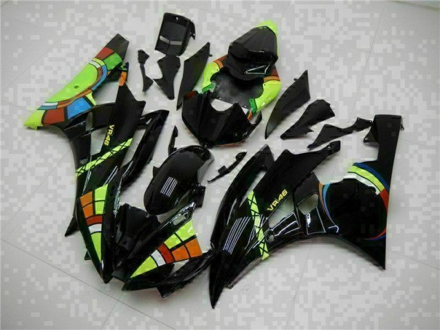 Negro ABS Moto Plástico Yamaha R6 2006-2007