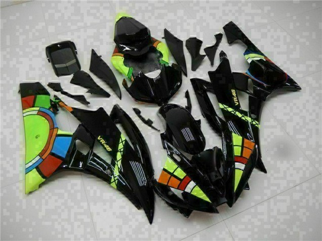 Negro ABS Moto Plástico Yamaha R6 2006-2007