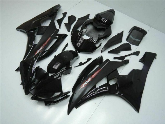Negro ABS Moto Plásticos Yamaha R6 2006-2007 Negro ABS Moto Plásticos Yamaha R6 2006-2007