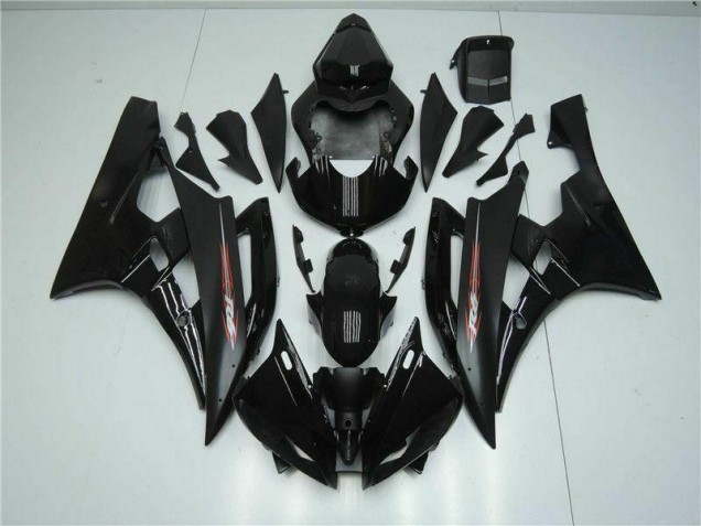 Negro ABS Moto Plásticos Yamaha R6 2006-2007 Negro ABS Moto Plásticos Yamaha R6 2006-2007