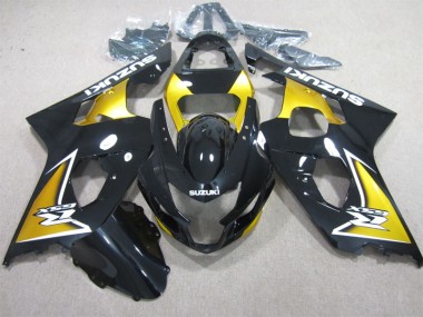 Negro Amarillo Carenado Moto Suzuki GSXR 600 K4 2004-2005