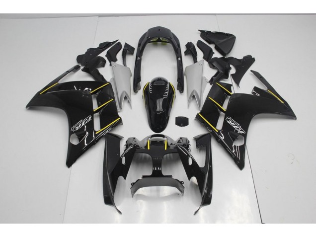 Negro Amarillo Carenado Moto Yamaha FJR 1300 2001-2005 Negro Amarillo Carenado Moto Yamaha FJR 1300 2001-2005