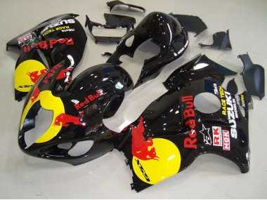 Negro Amarillo Red Bull Carenado Moto Suzuki GSXR 1300 Hayabusa 1996-2007