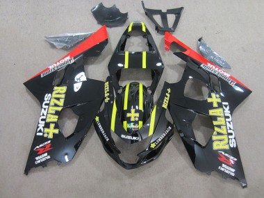 Negro Amarillo Rizla Carenado Moto Suzuki GSXR 750 K4 2004-2005