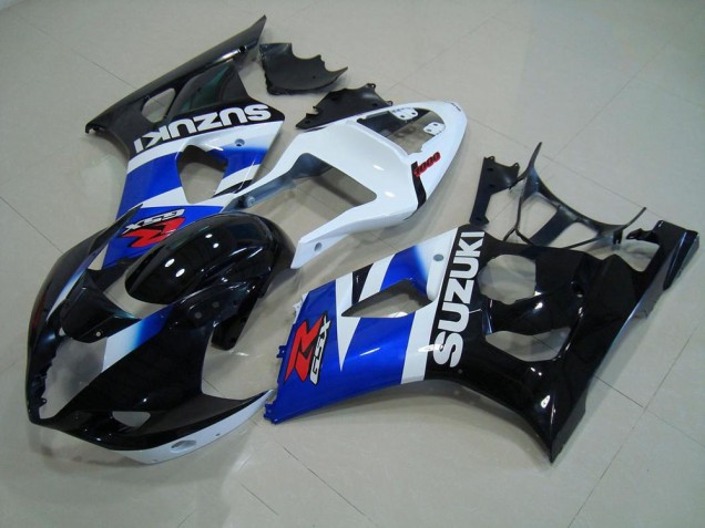 Negro Azul Blanco Carenado Moto Suzuki GSXR 1000 K3 2003-2004 Negro Azul Blanco Carenado Moto Suzuki GSXR 1000 K3 2003-2004