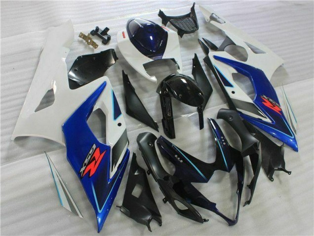 Negro Azul Blanco Carenado Moto Suzuki GSXR 1000 K5 2005-2006 Negro Azul Blanco Carenado Moto Suzuki GSXR 1000 K5 2005-2006