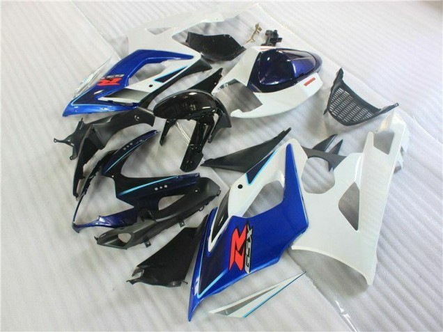 Negro Azul Blanco Carenado Moto Suzuki GSXR 1000 K5 2005-2006 Negro Azul Blanco Carenado Moto Suzuki GSXR 1000 K5 2005-2006