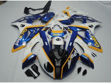 Negro Azul Blanco GoldBet Carenado Moto BMW S1000RR 2009-2014