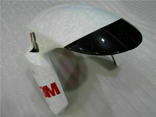Negro Blanco 3M Touch4 Inyección Kit Carenado Moto Kawasaki ZX6R 2009-2012 Negro Blanco 3M Touch4 Inyección Kit Carenado Moto Kawasaki ZX6R 2009-2012