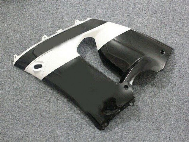 Negro Blanco ABS Moto Plástico Kawasaki ZX6R 2005-2006 Negro Blanco ABS Moto Plástico Kawasaki ZX6R 2005-2006