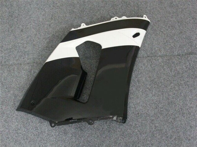 Negro Blanco ABS Moto Plástico Kawasaki ZX6R 2005-2006 Negro Blanco ABS Moto Plástico Kawasaki ZX6R 2005-2006