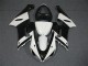 Negro Blanco ABS Moto Plástico Kawasaki ZX6R 2005-2006 Negro Blanco ABS Moto Plástico Kawasaki ZX6R 2005-2006