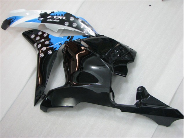 Negro Blanco Azul Carenado Moto Honda CBR 600 RR 2009-2012 Negro Blanco Azul Carenado Moto Honda CBR 600 RR 2009-2012