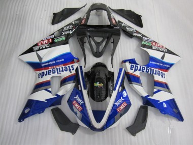 Negro Blanco Azul Santander Carenado Moto Yamaha R1 2000-2001