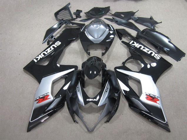 Negro Blanco Calcomanía Carenado Moto Suzuki GSXR 1000 K5 2005-2006 Negro Blanco Calcomanía Carenado Moto Suzuki GSXR 1000 K5 2005-2006