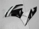 Negro Blanco Carenado Moto Kawasaki ZX6R 2009-2012 Negro Blanco Carenado Moto Kawasaki ZX6R 2009-2012